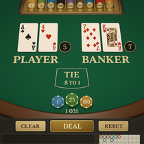 CashWin - Baccarat Tafelspel - Elegant Kaartspel