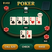 CashWin - Poker Tafelspel - Strategisch Kaartspel